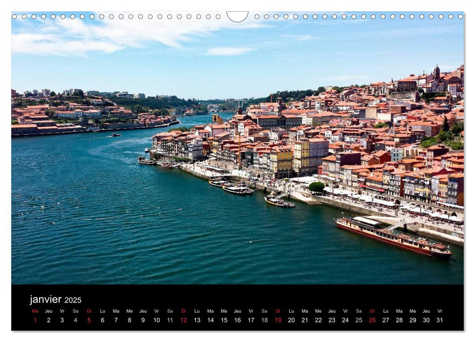 Porto, Dolce Vita à Portuguesa (CALVENDO Calendrier mensuel 2025)