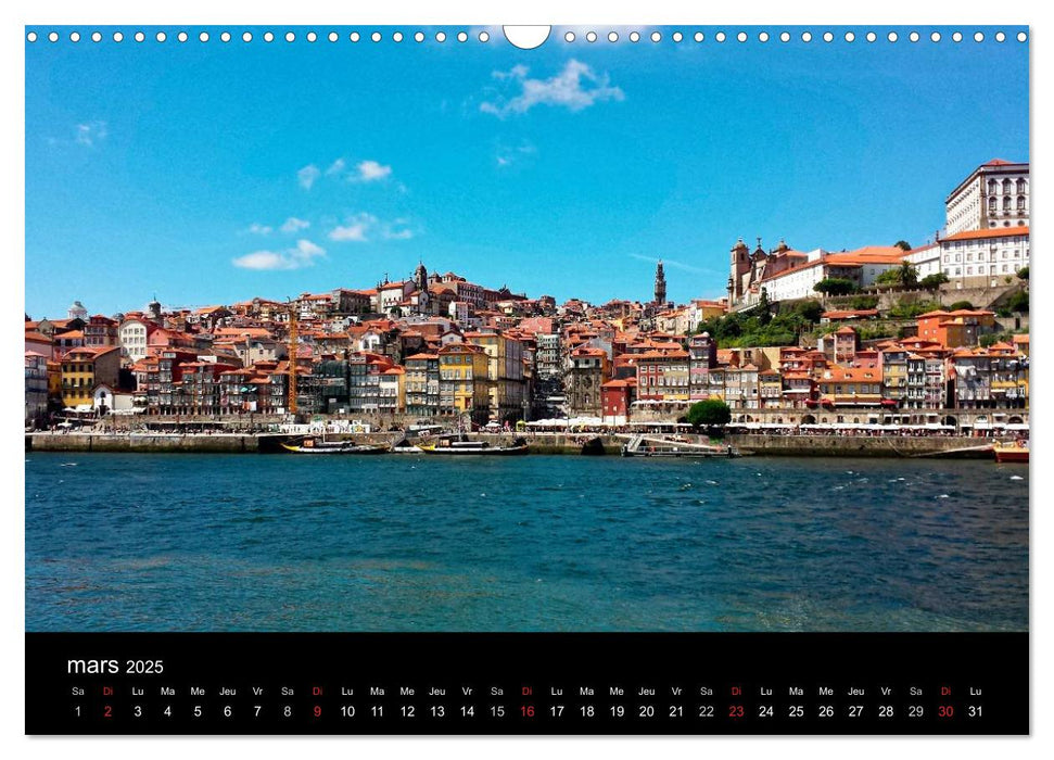 Porto, Dolce Vita à Portuguesa (CALVENDO Calendrier mensuel 2025)