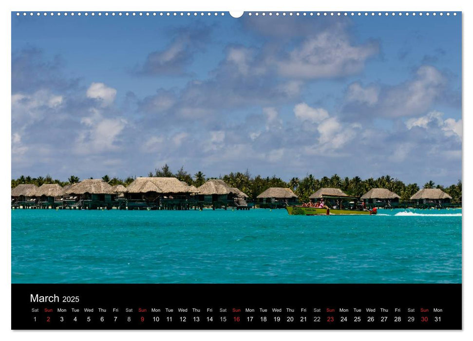 Bora Bora, Paradise islands (CALVENDO Premium-Calendar 2025)