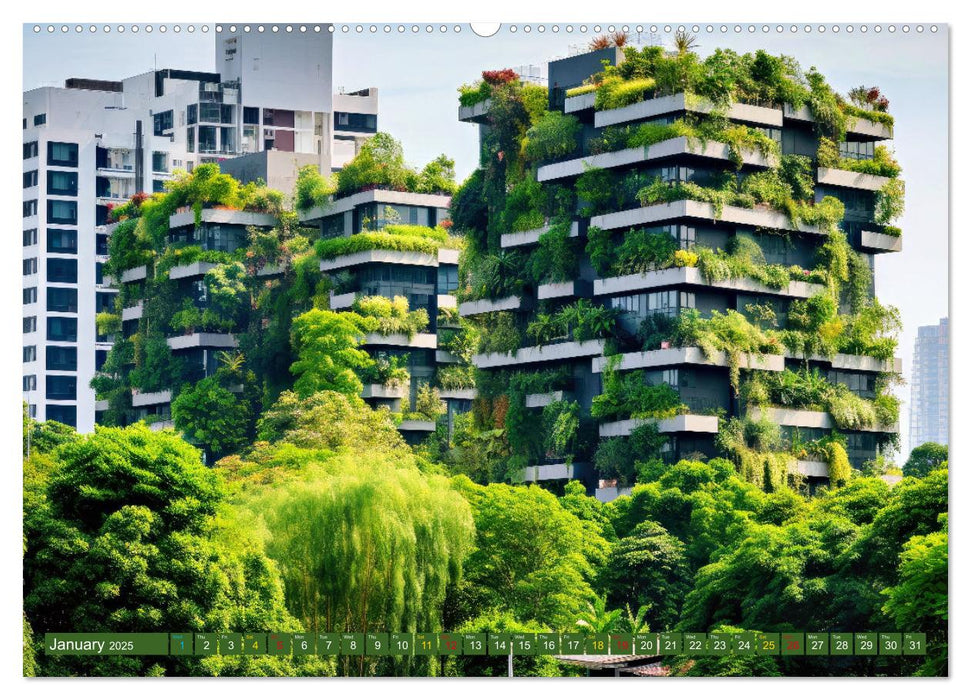 Nature Feeling - Urban Jungle (CALVENDO Monthly Calendar 2025)