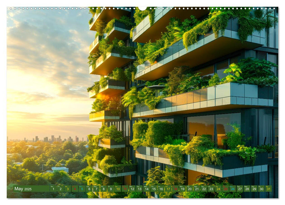 Nature Feeling - Urban Jungle (CALVENDO Monthly Calendar 2025)