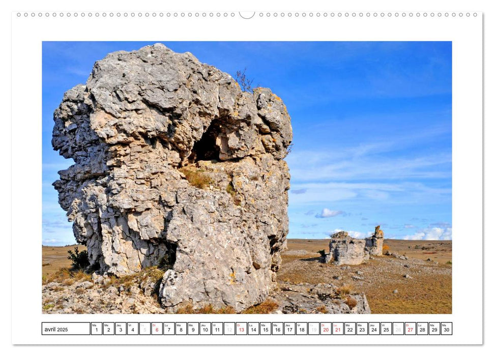 Terre du Larzac (CALVENDO Calendrier supérieur 2025)