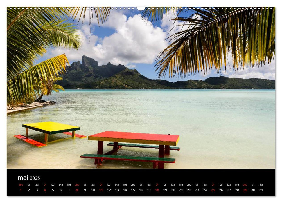 Polynésie française - Magie des îles (CALVENDO Calendrier supérieur 2025)