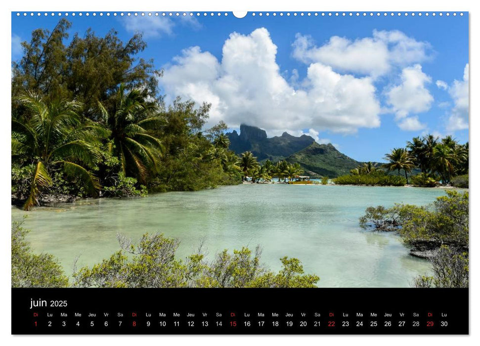 Polynésie française - Magie des îles (CALVENDO Calendrier supérieur 2025)