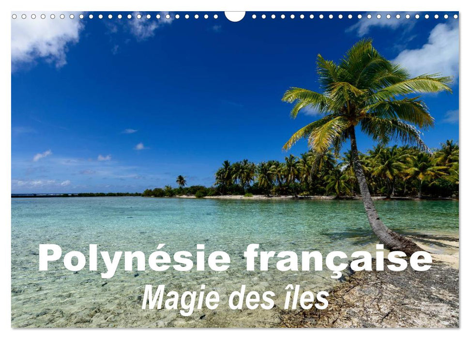 Polynésie française - Magie des îles (CALVENDO Calendrier mensuel 2025)