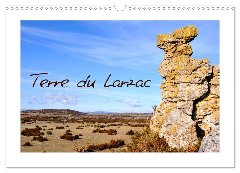 Terre du Larzac (CALVENDO Calendrier mensuel 2025)