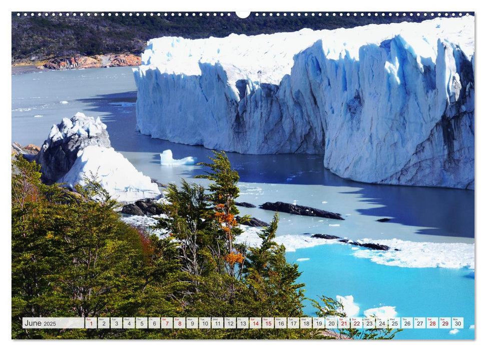 Patagonia, Argentina and Chile National Parks (CALVENDO Monthly Calendar 2025)