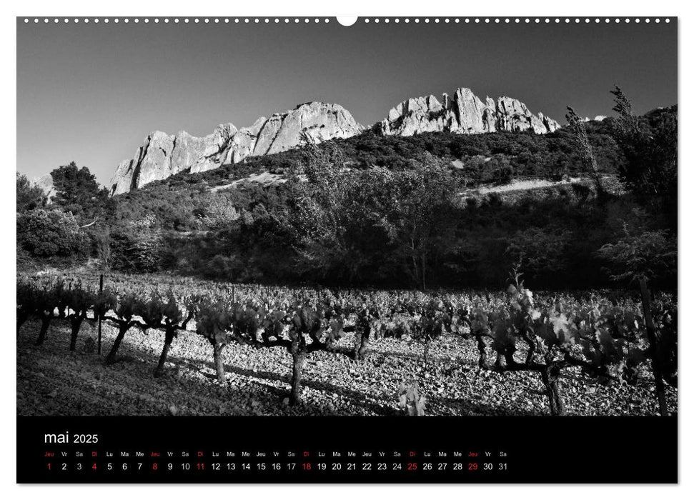 VIGNES DU SUD terroirs d'AOC (CALVENDO Calendrier supérieur 2025)