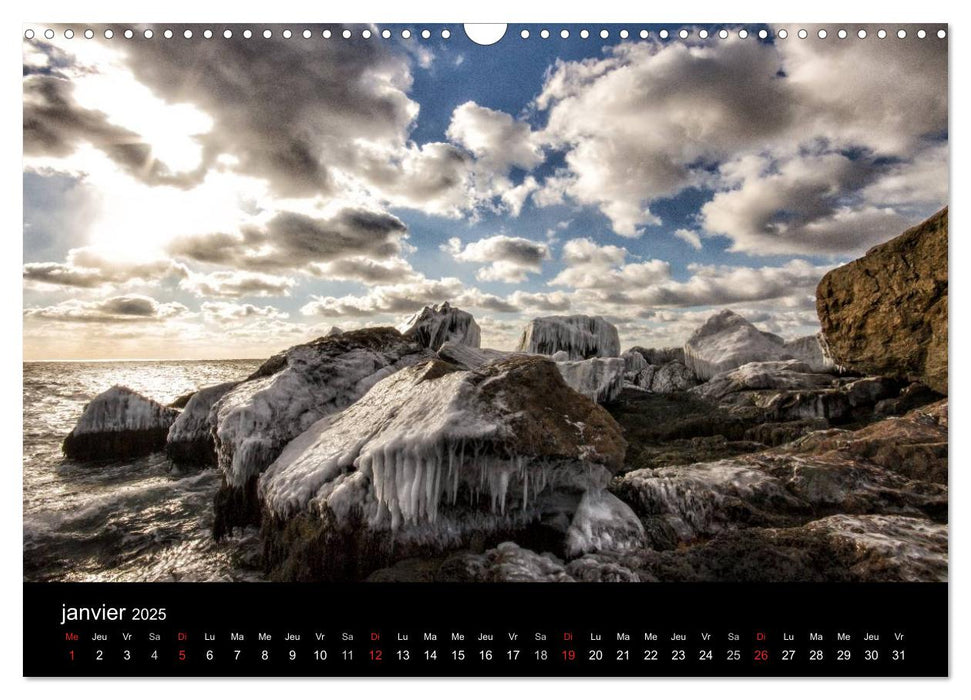 Saint-Pierre et Miquelon à l'état sauvage (CALVENDO Calendrier mensuel 2025)