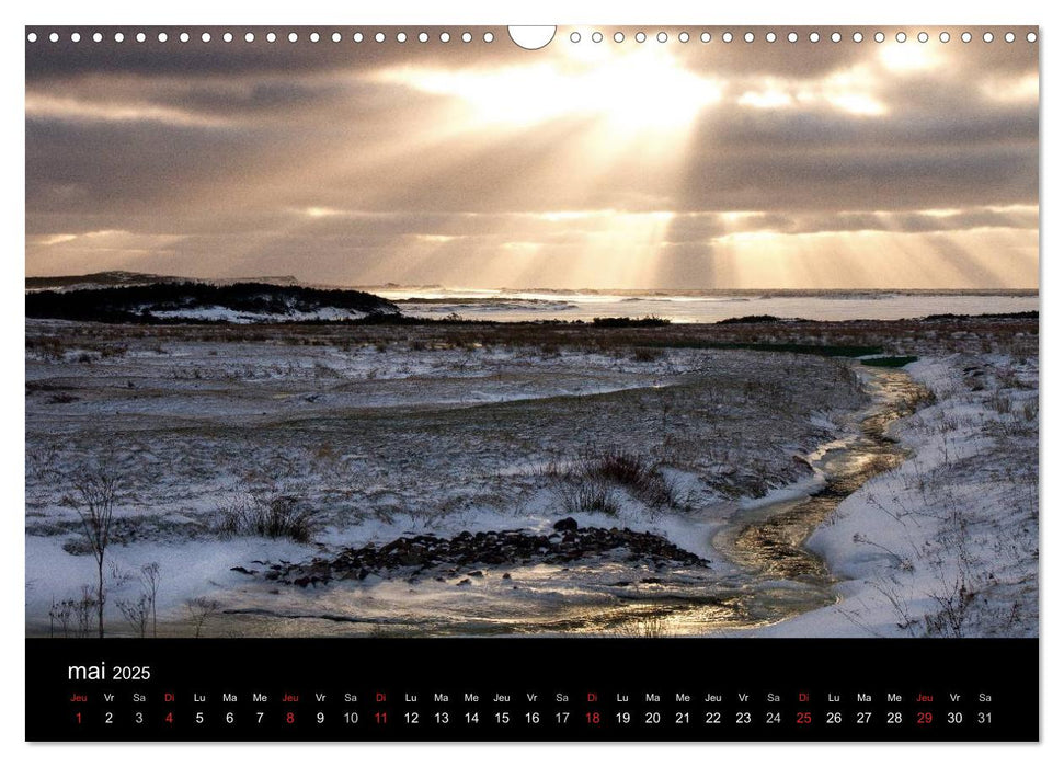 Saint-Pierre et Miquelon à l'état sauvage (CALVENDO Calendrier mensuel 2025)