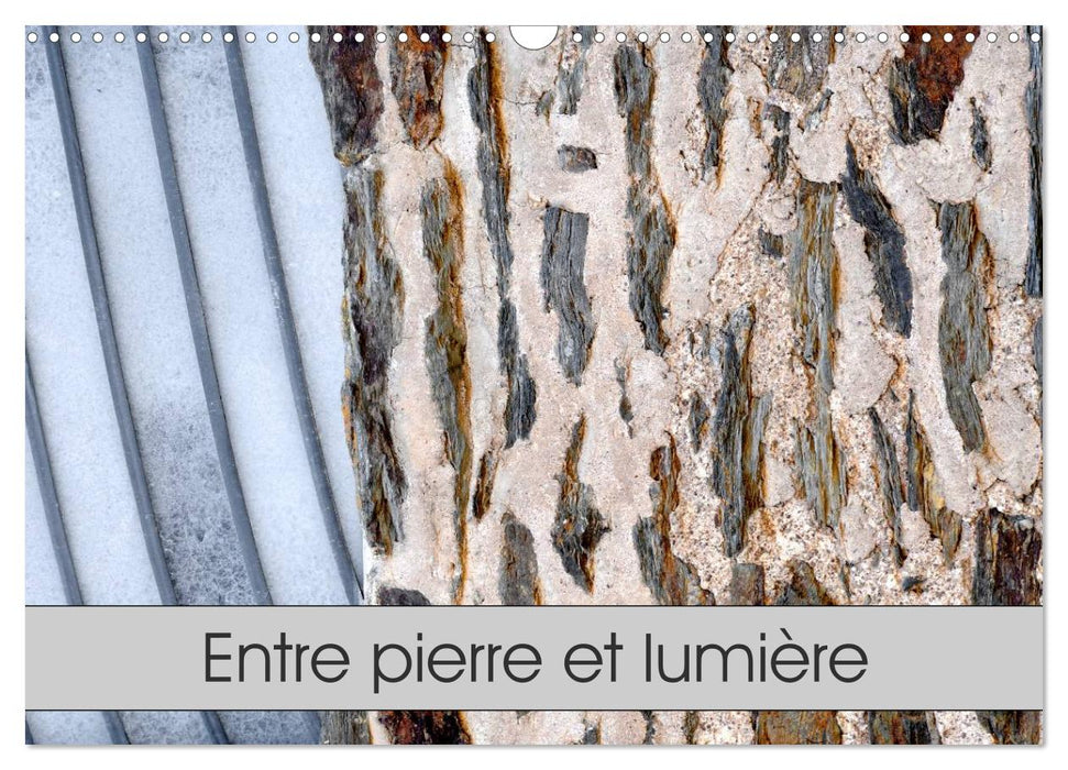 Entre pierre et lumière (CALVENDO Calendrier mensuel 2025)