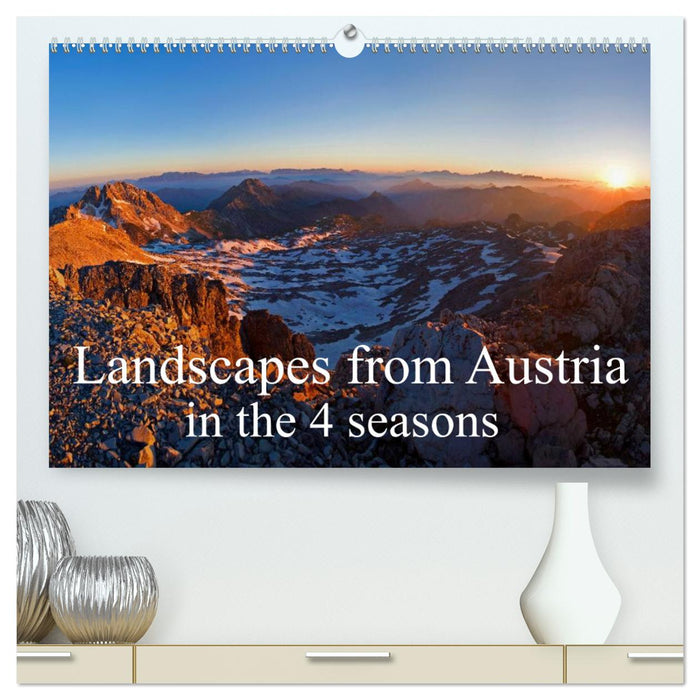 Landscapes from Austria in the 4 seasons (CALVENDO Premium-Calendar 2025)