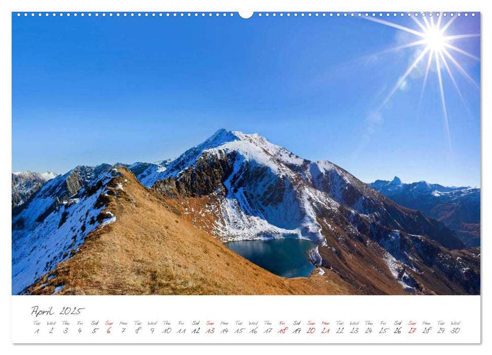 Landscapes from Austria in the 4 seasons (CALVENDO Premium-Calendar 2025)