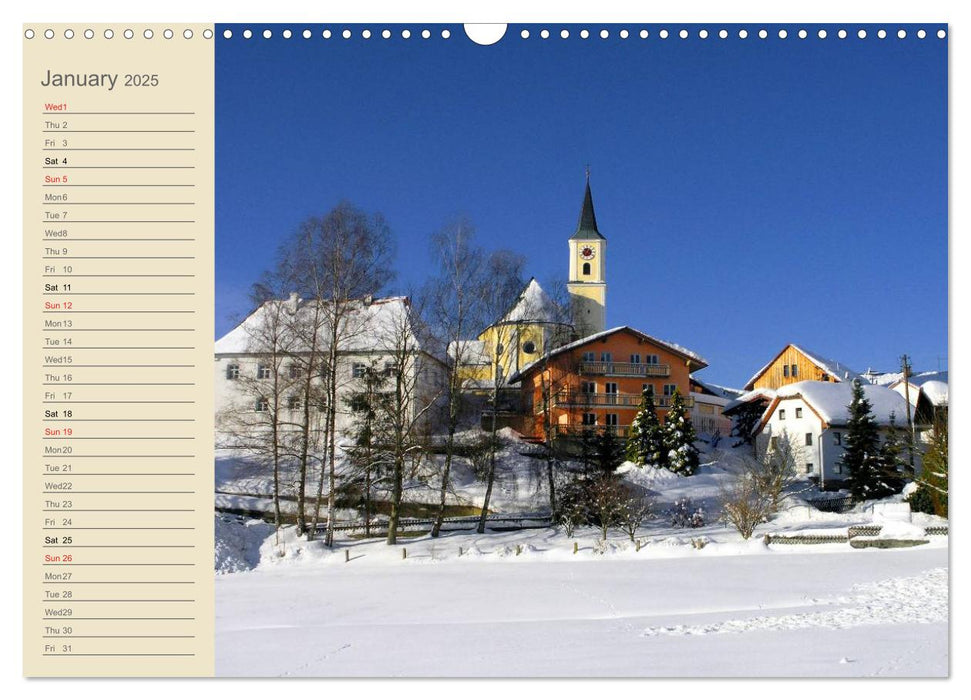 Highlights of Bavaria (CALVENDO Monthly Calendar 2025)