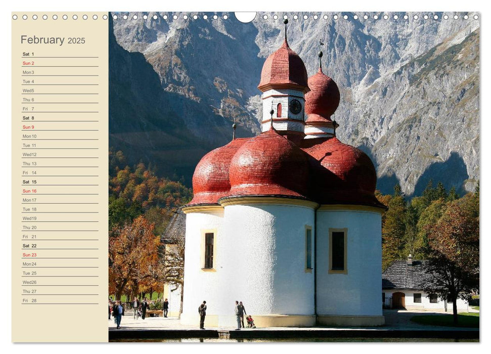 Highlights of Bavaria (CALVENDO Monthly Calendar 2025)