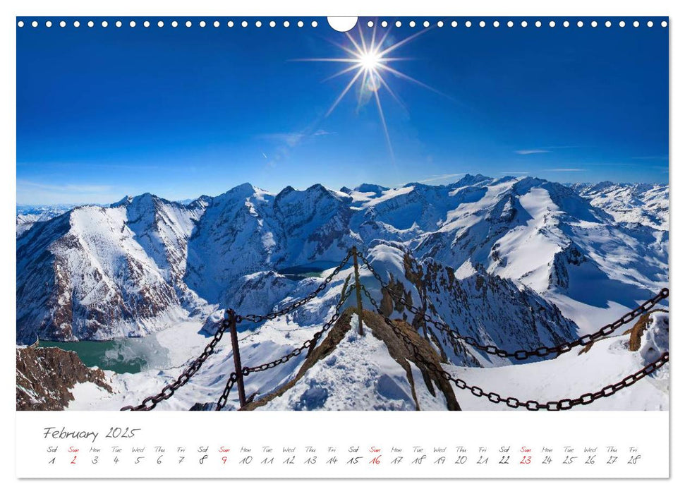 Landscapes from Austria in the 4 seasons (CALVENDO Monthly Calendar 2025)