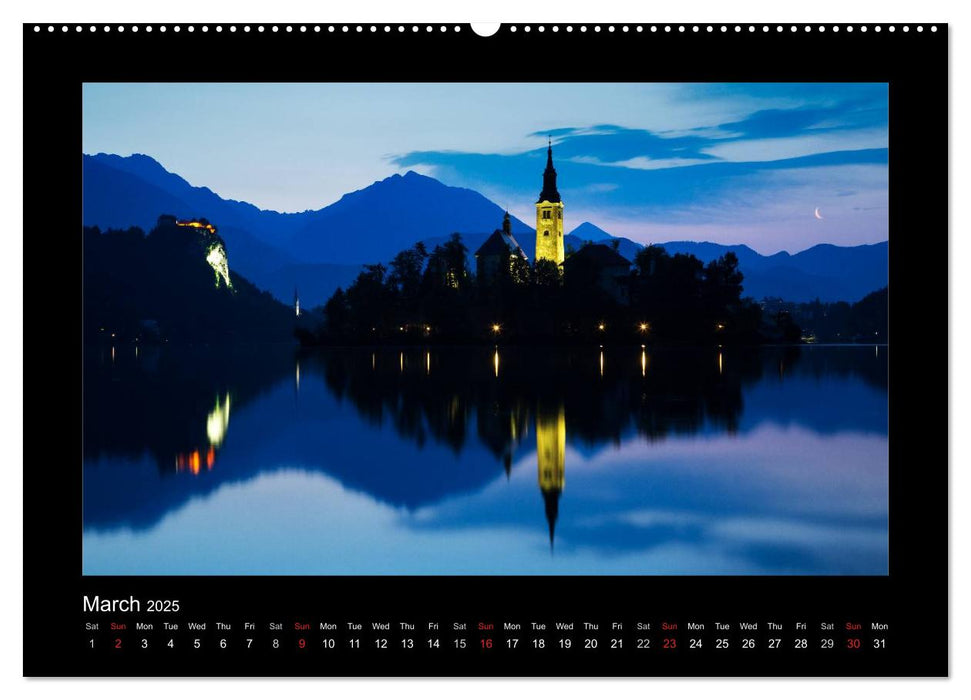 Lake Bled Slovenia (CALVENDO Premium-Calendar 2025)