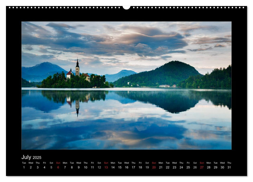 Lake Bled Slovenia (CALVENDO Premium-Calendar 2025)