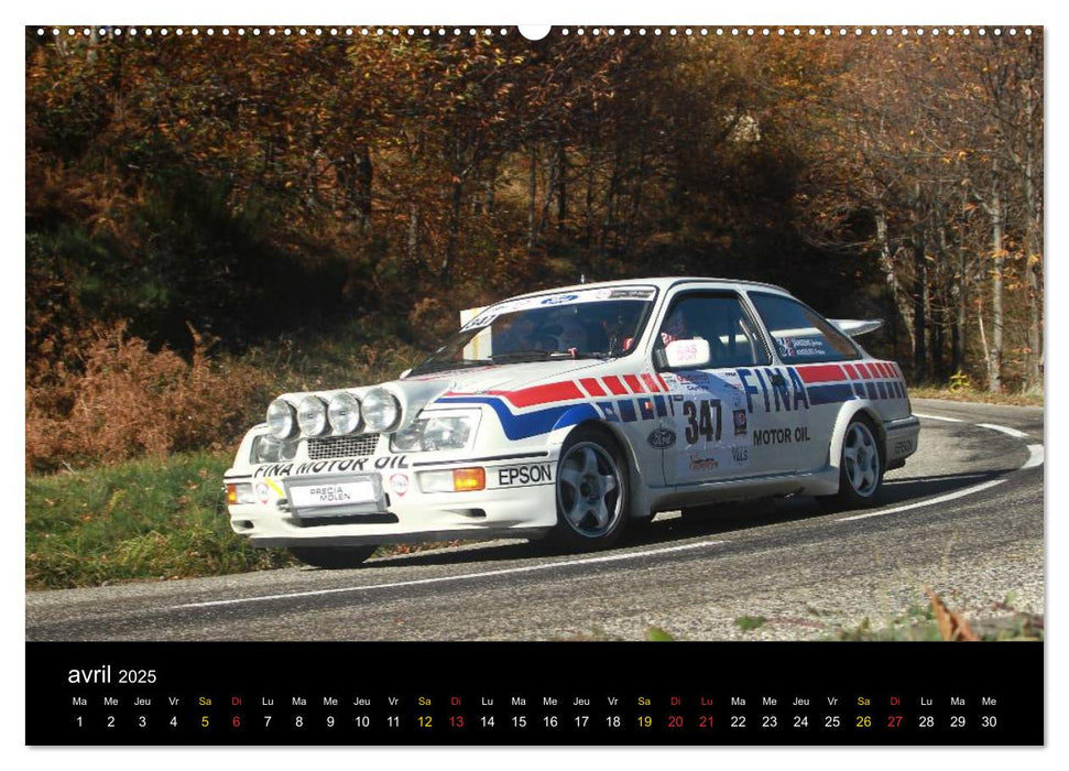 Rallye Vieilles Voitures (CALVENDO Calendrier supérieur 2025)