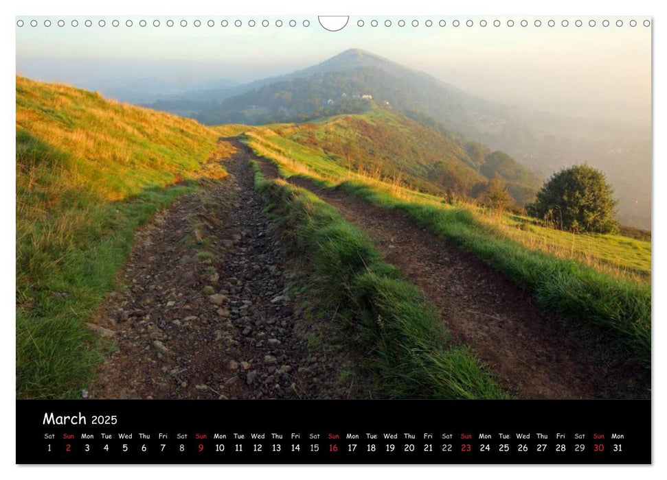 The Malvern Hills (CALVENDO Monthly Calendar 2025)