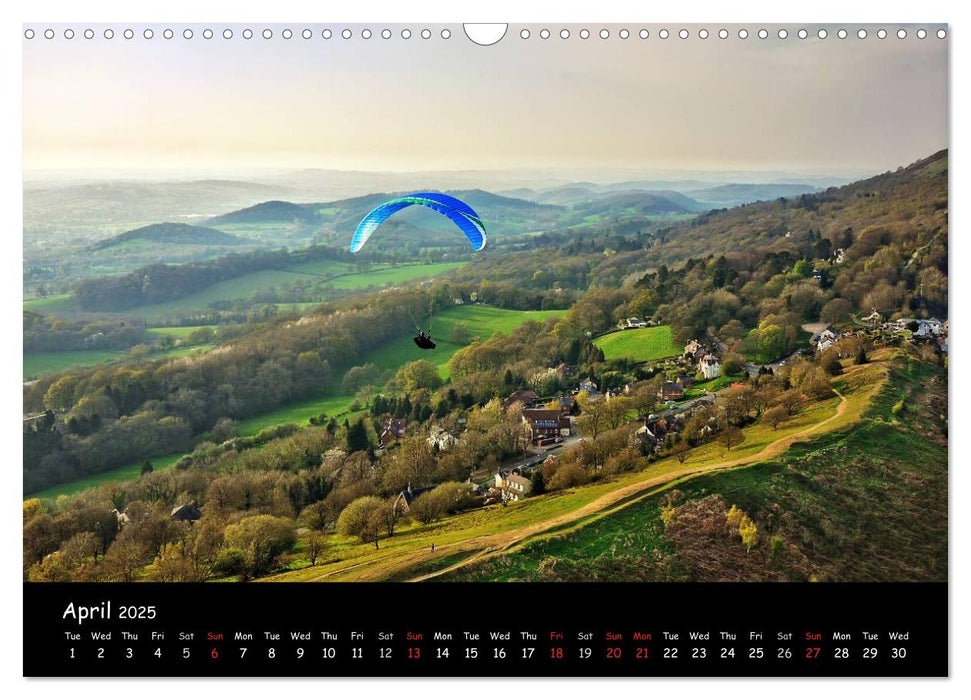 The Malvern Hills (CALVENDO Monthly Calendar 2025)