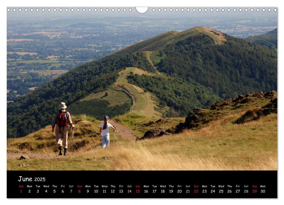 The Malvern Hills (CALVENDO Monthly Calendar 2025)