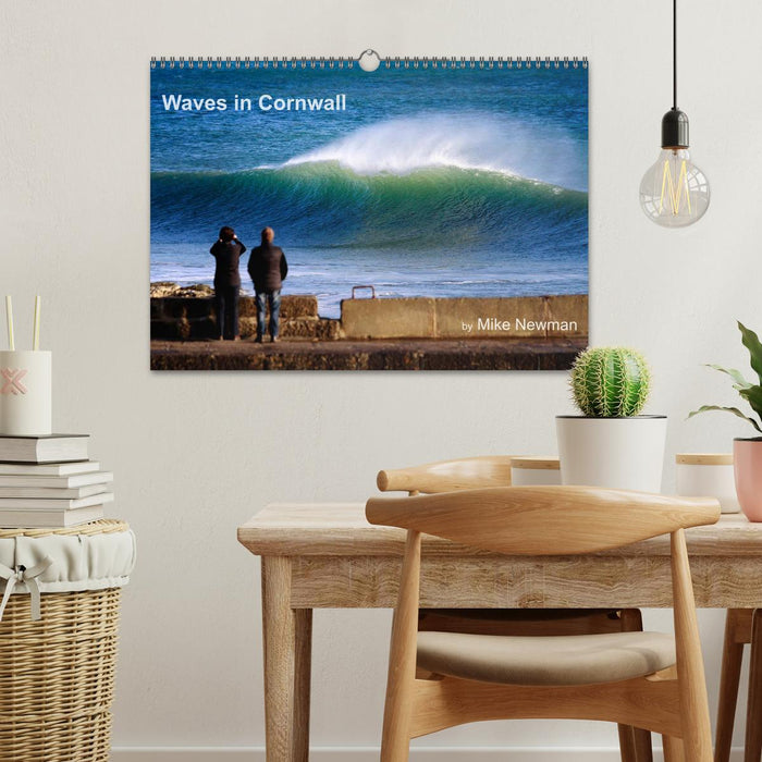 Waves in Cornwall (CALVENDO Monthly Calendar 2025)