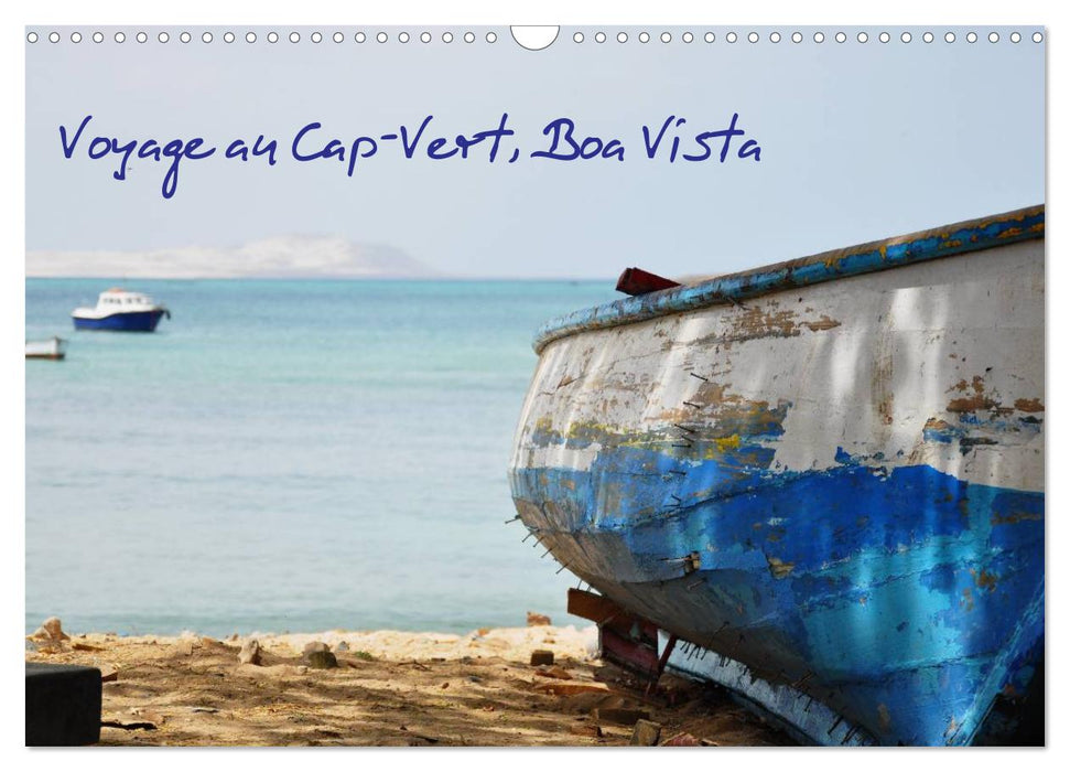 Voyage au Cap-Vert, Boa Vista (CALVENDO Calendrier mensuel 2025)