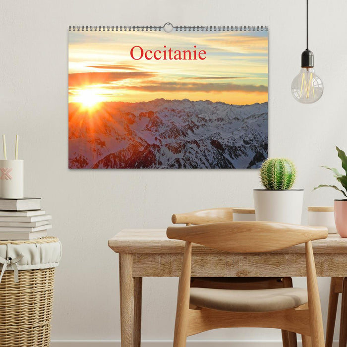 Occitanie (CALVENDO Calendrier mensuel 2025)