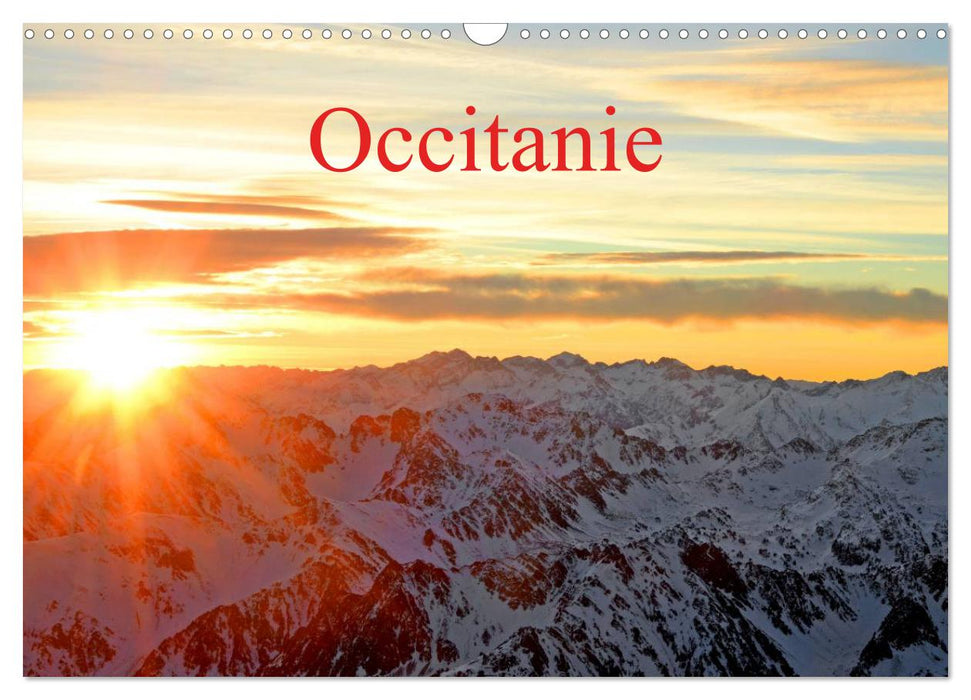 Occitanie (CALVENDO Calendrier mensuel 2025)