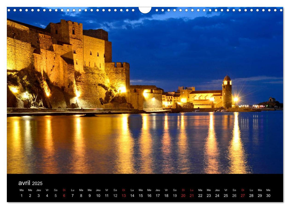 Occitanie (CALVENDO Calendrier mensuel 2025)