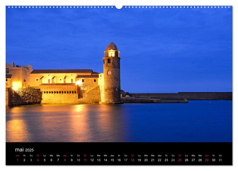 Le port de Collioure (CALVENDO Calendrier supérieur 2025)