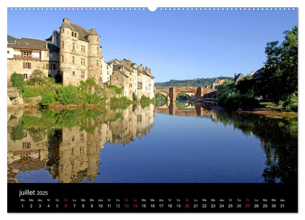 Couleurs Aveyron (CALVENDO Calendrier supérieur 2025)