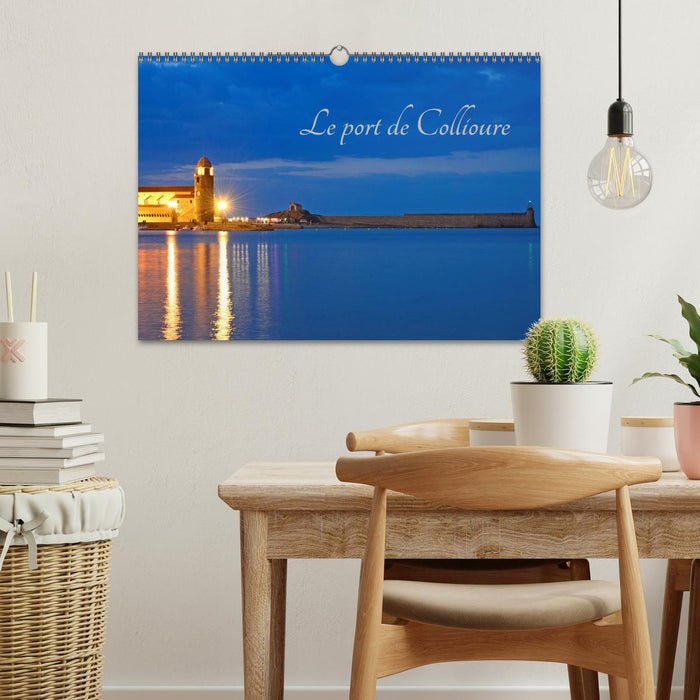 Le port de Collioure (CALVENDO Calendrier mensuel 2025)