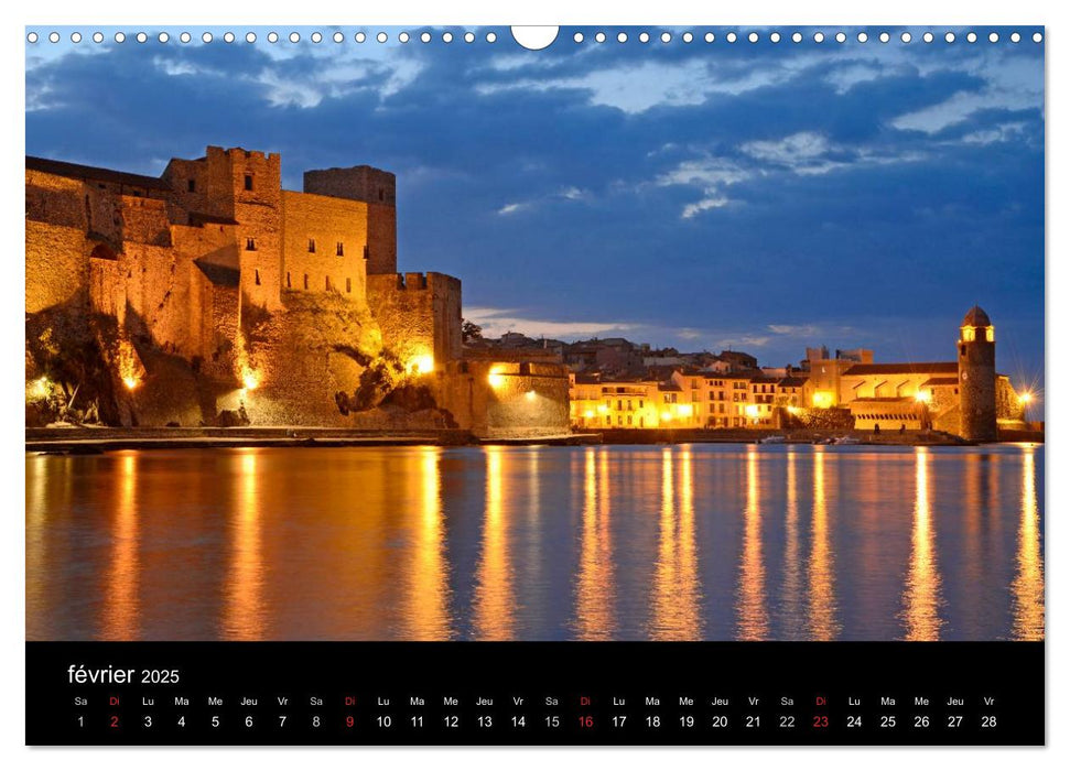 Le port de Collioure (CALVENDO Calendrier mensuel 2025)