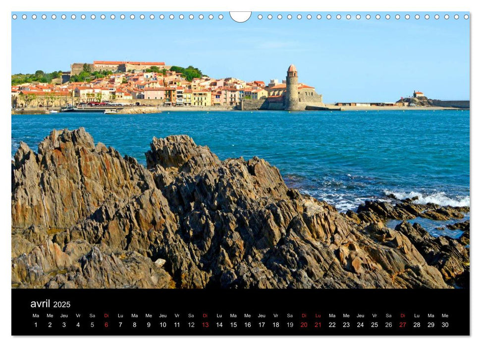 Le port de Collioure (CALVENDO Calendrier mensuel 2025)