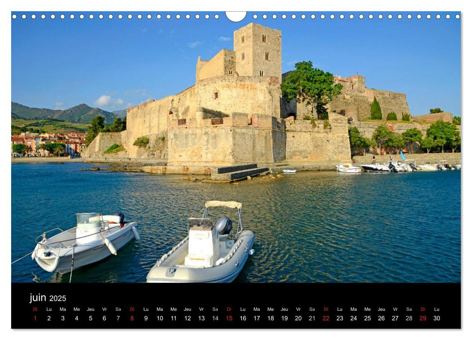 Le port de Collioure (CALVENDO Calendrier mensuel 2025)