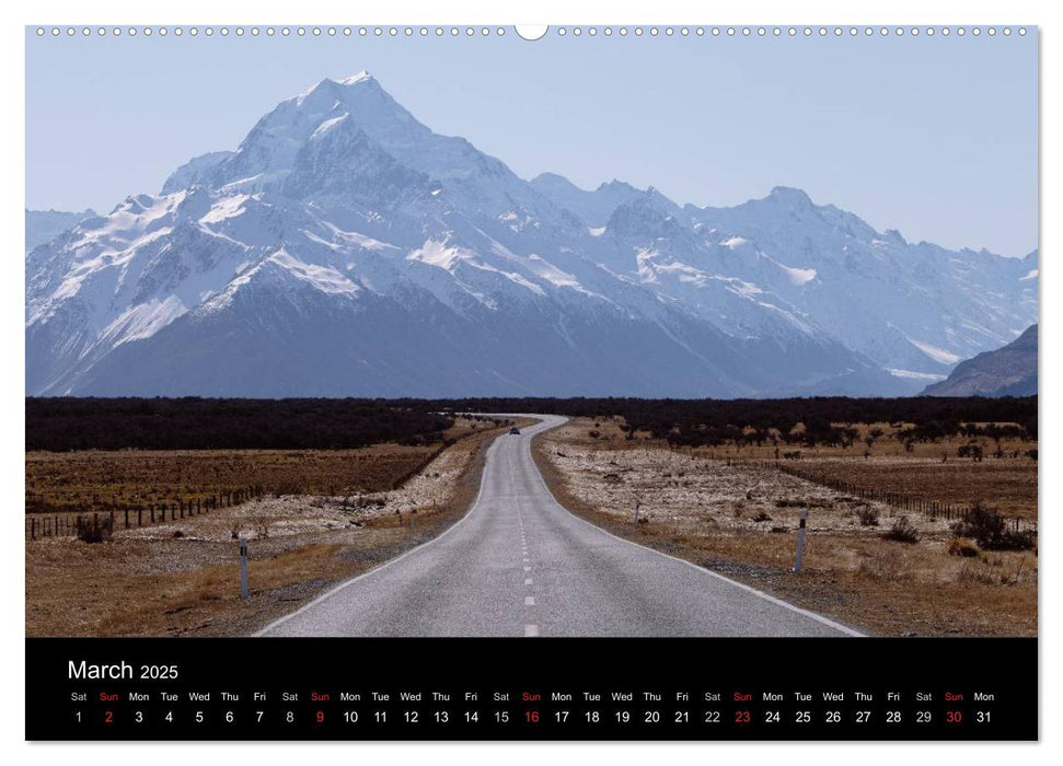 South Island of New Zealand (CALVENDO Premium-Calendar 2025)