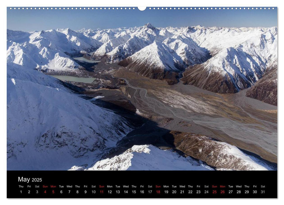 South Island of New Zealand (CALVENDO Premium-Calendar 2025)