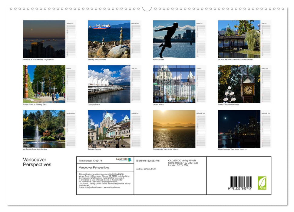 Vancouver Perspectives (CALVENDO Premium-Calendar 2025)