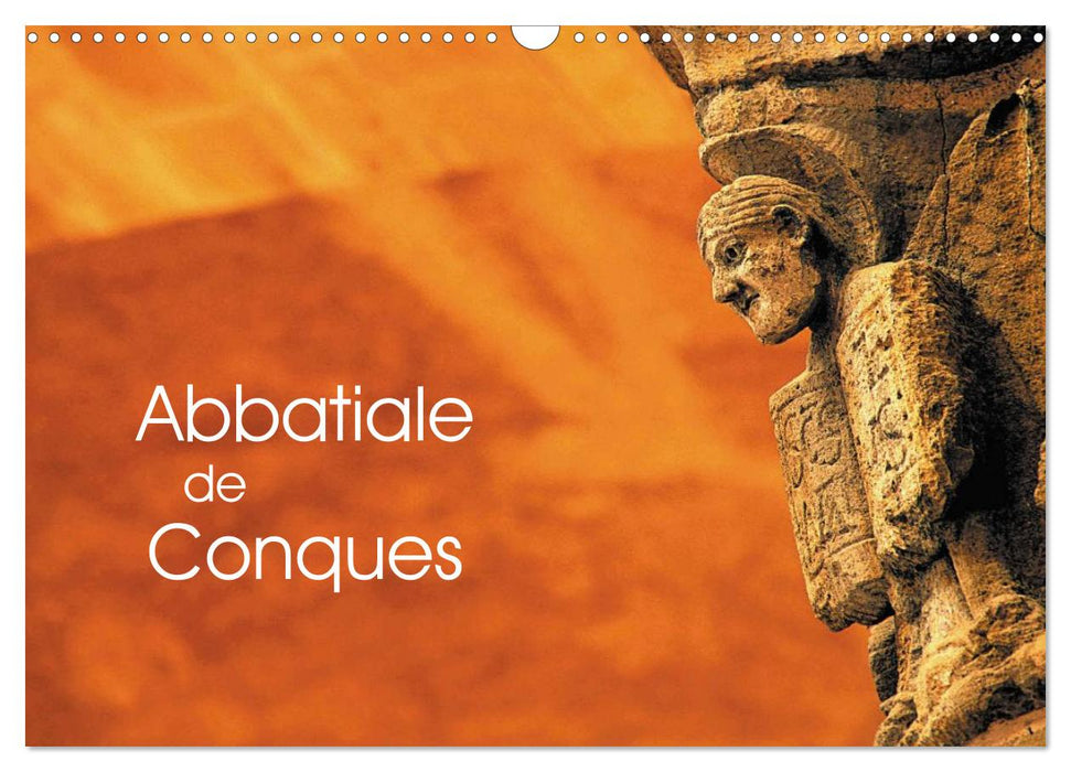 Abbatiale de Conques (CALVENDO Calendrier mensuel 2025)