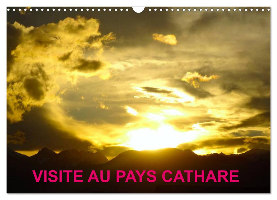 VISITE AU PAYS CATHARE (CALVENDO Calendrier mensuel 2025)