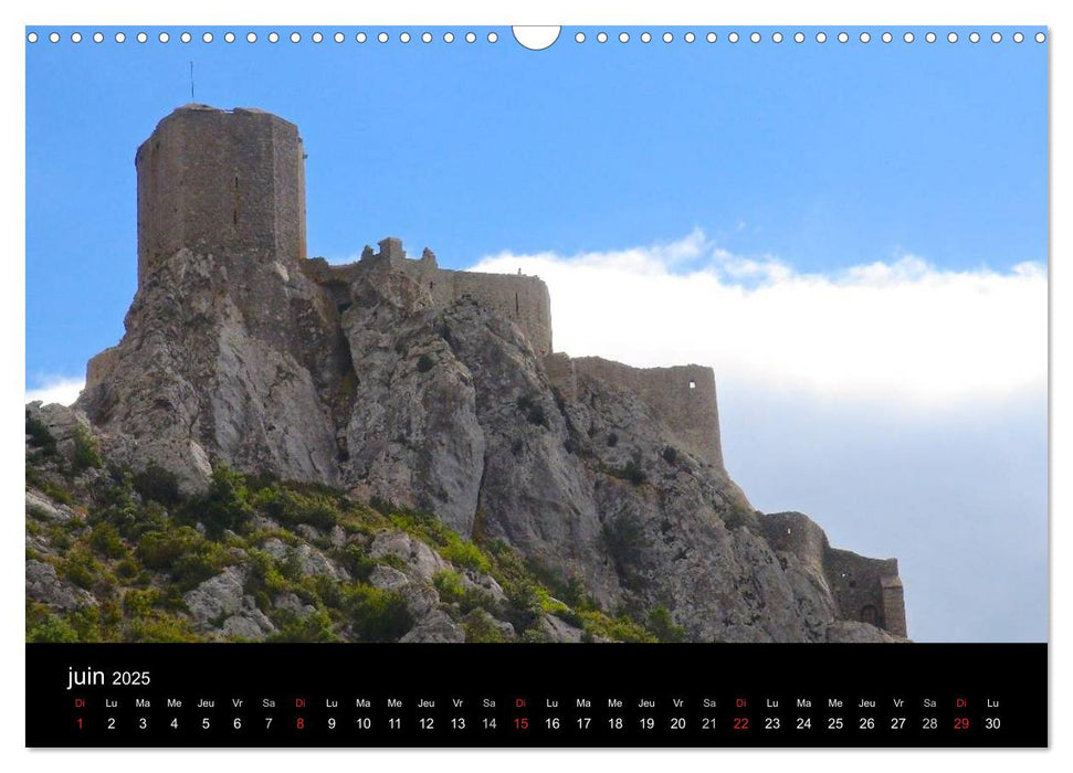 VISITE AU PAYS CATHARE (CALVENDO Calendrier mensuel 2025)