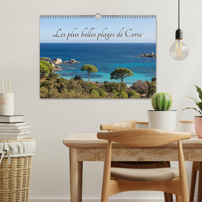 Les plus belles plages de Corse (CALVENDO Calendrier mensuel 2025)