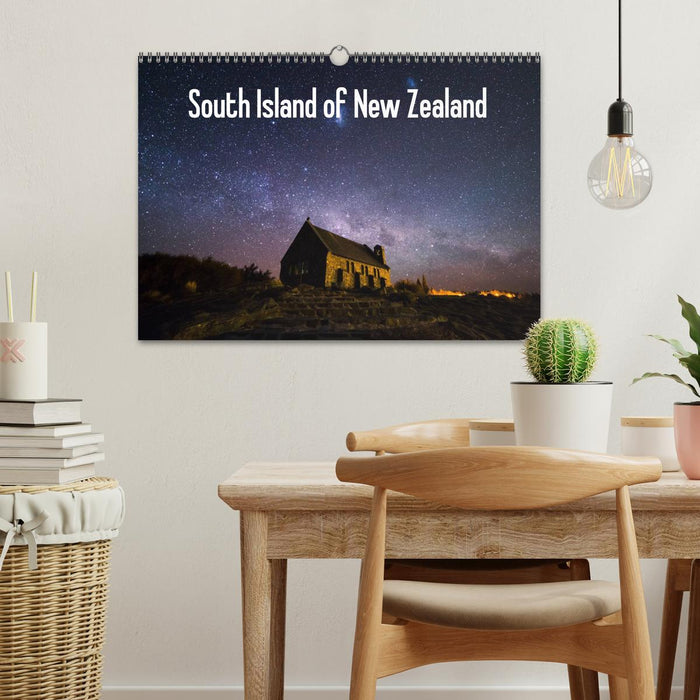 South Island of New Zealand (CALVENDO Monthly Calendar 2025)