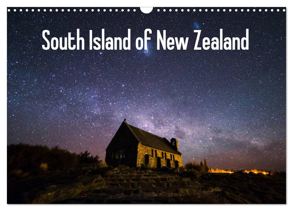 South Island of New Zealand (CALVENDO Monthly Calendar 2025)