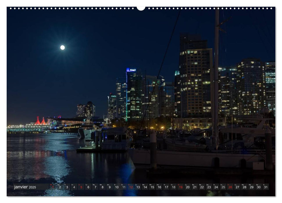 Impressions de Vancouver (CALVENDO Calendrier supérieur 2025)