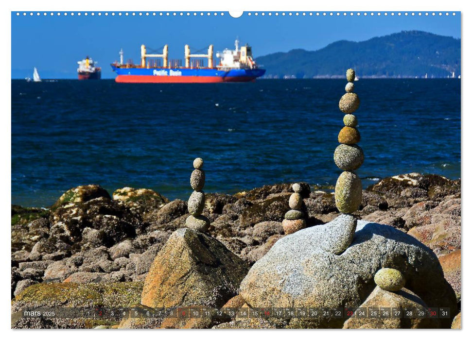 Impressions de Vancouver (CALVENDO Calendrier supérieur 2025)