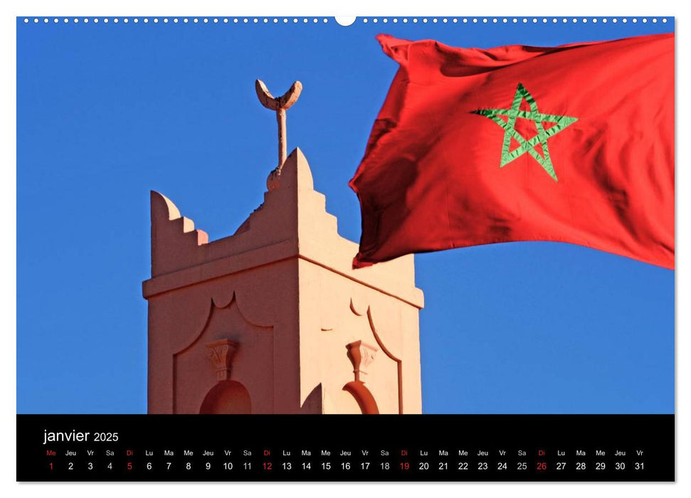 Fugue marocaine (CALVENDO Calendrier supérieur 2025)