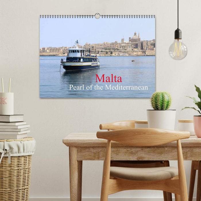 Malta Pearl of the Mediterranean (CALVENDO Monthly Calendar 2025)